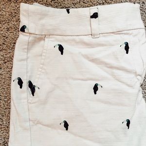LOFT Tropical Birds Shorts